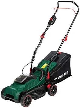 Kosiarka do trawy Parkside PRMA 40-Li, bezprzewodowy, kolor czarny i zielony