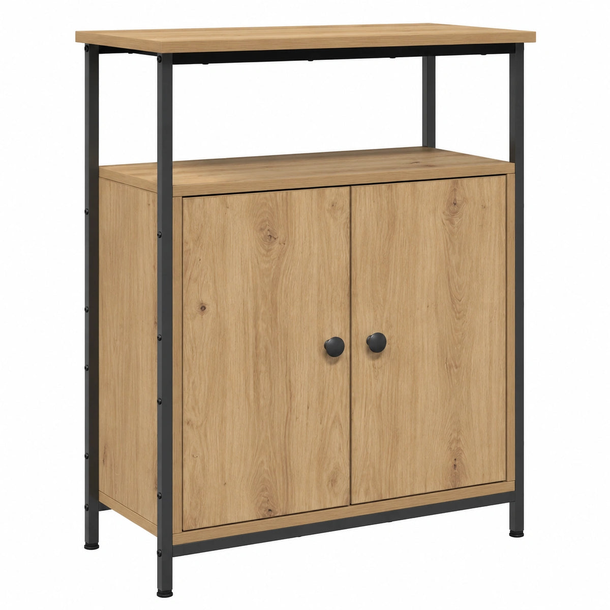 Moderner Mehrzweckschrank aus Artisan-Eiche für Wohnzimmer