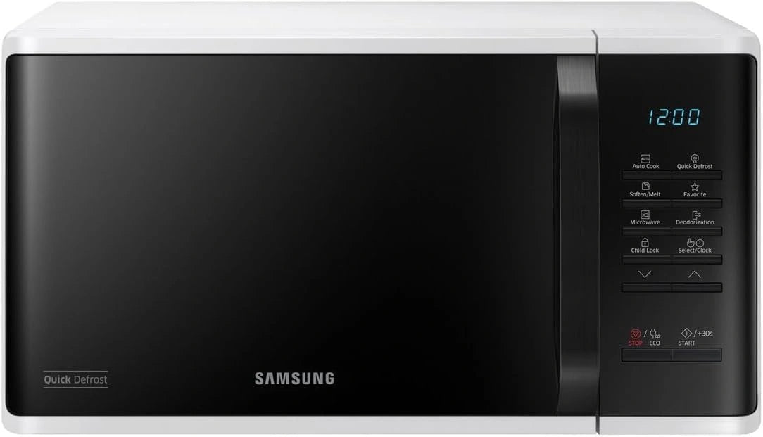 Kuchenka mikrofalowa Samsung MS23K3513AW, 800 W, 23 l, kolor czarny i bia?y