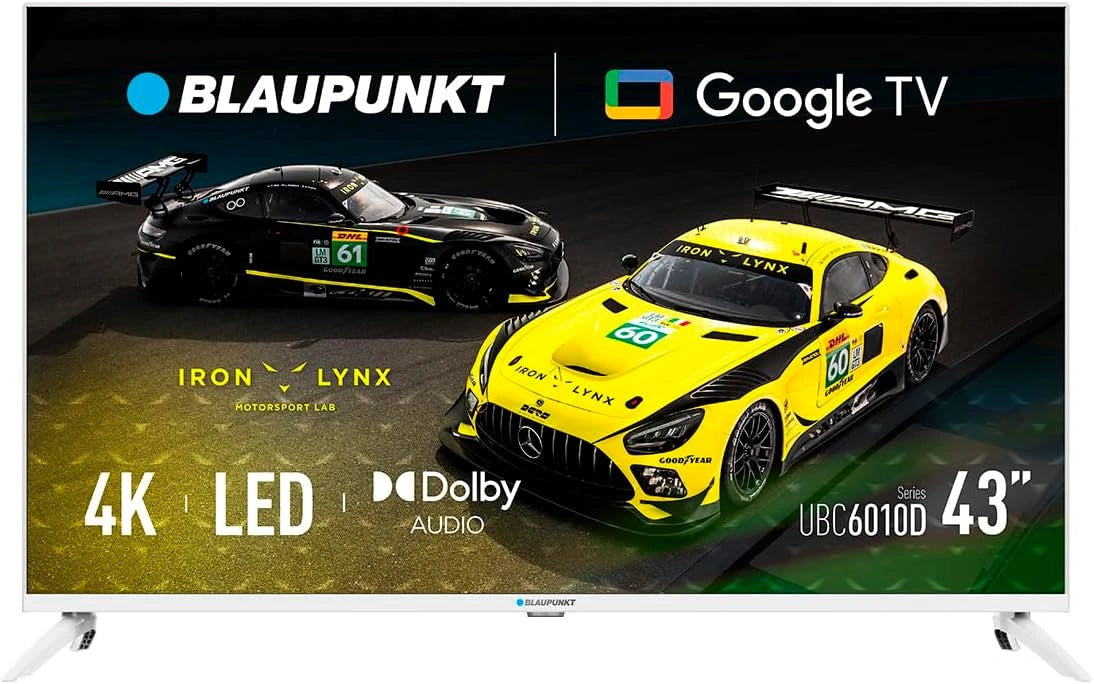 Telewizor Blaupunkt TV 43, Wi-Fi, kolor niebieski i bia?y