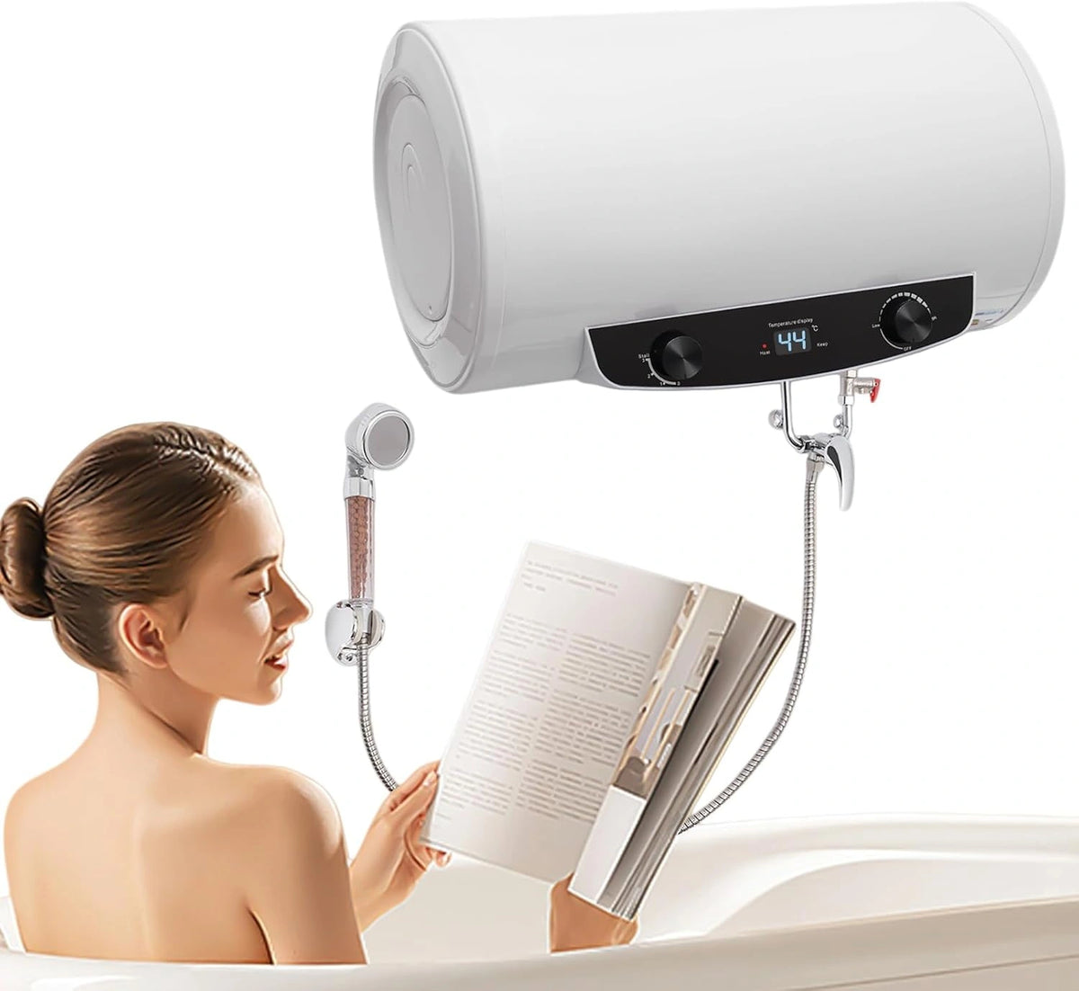 Podgrzewacz wody EU 50, 50 l, 220 V, kolor szary i bia?y