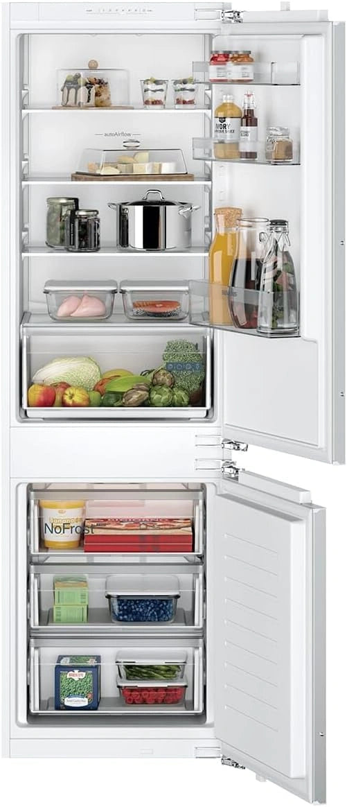 Lod¨®wko-zamra?arka SIEMENS KI86NNFE0 iQ100, 184 l, system bezszronowy, kolor szary i bia?y