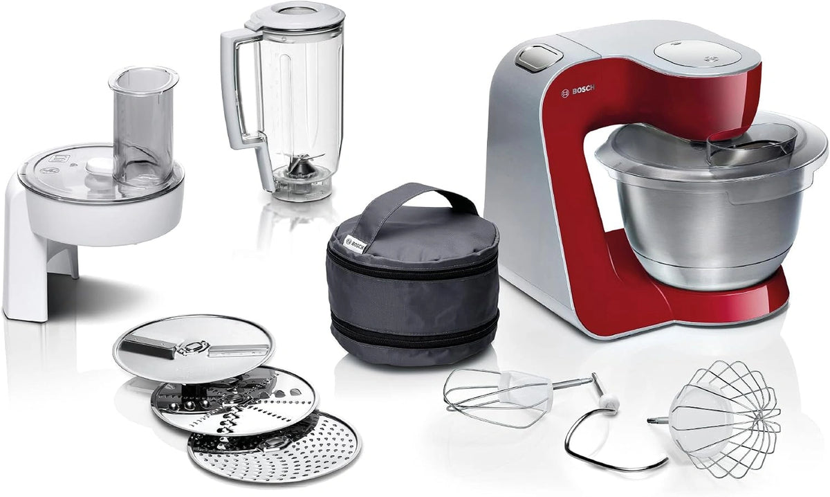 Robot kuchenny Bosch MUM5 MUM58720, 1000 W, kolor czerwony i srebrny