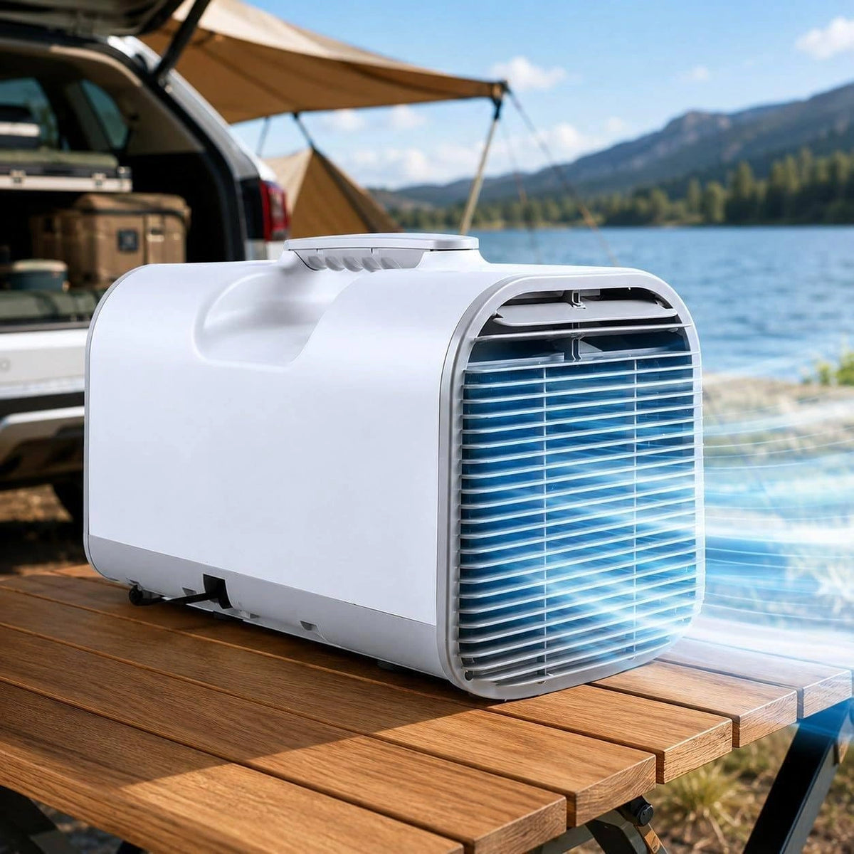 Klimatyzator, 5100 BTU, 1500 W, kolor niebieski