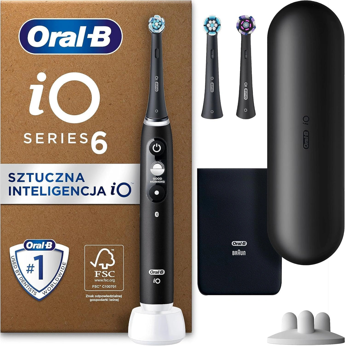 Urz?dzenie u?ytkowe Oral-B iO, kolor czarny i br?zowy