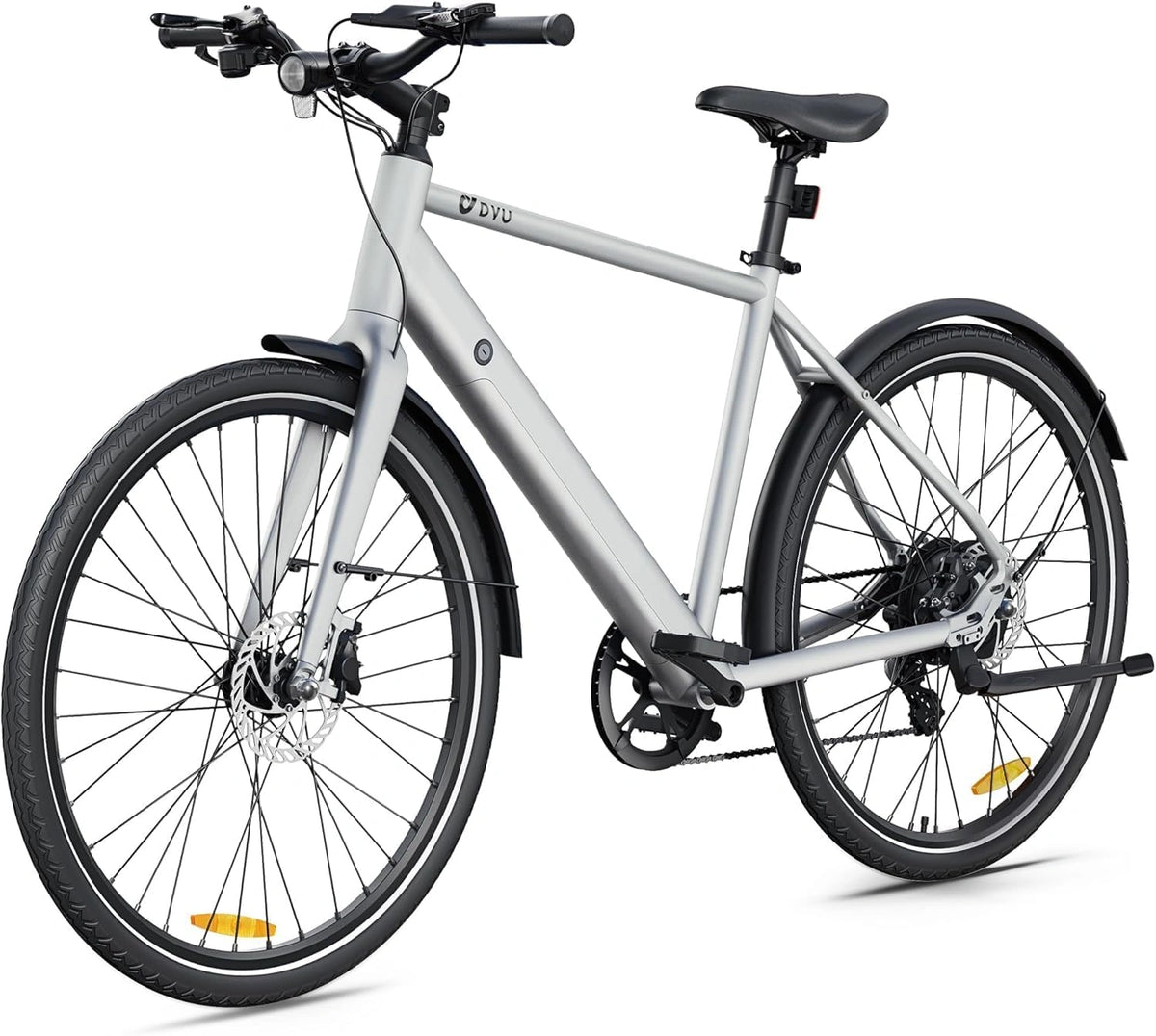 Rower elektryczny DYU, 250 W, 9 Ah, 36 V, kolor bia?y
