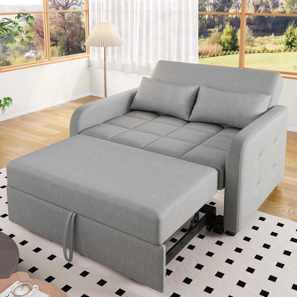 Sofa Dolaman¨ª, sk?adany, funkcja rozk?adania, kolor szary