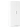 Rauch Möbel Schuhschrank MINOSA, 2-türig, mit 6 Einlegeböden, weiß, 69 cm breit, ideal für Flur und Schlafzimmer