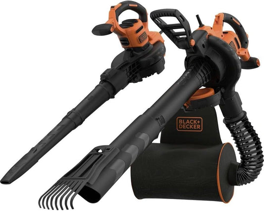 Dmuchawa do li?ci BLACK+DECKER, 3000 W, 72 l, kolor czarny