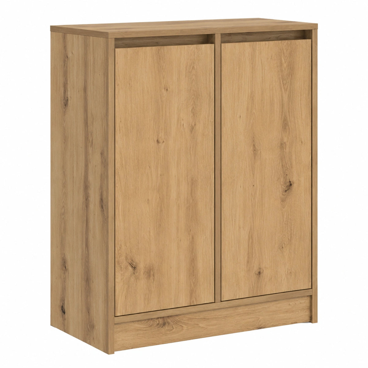 Moderne Kommode aus Holzwerkstoff in Eiche-Optik, 57x34x76 cm