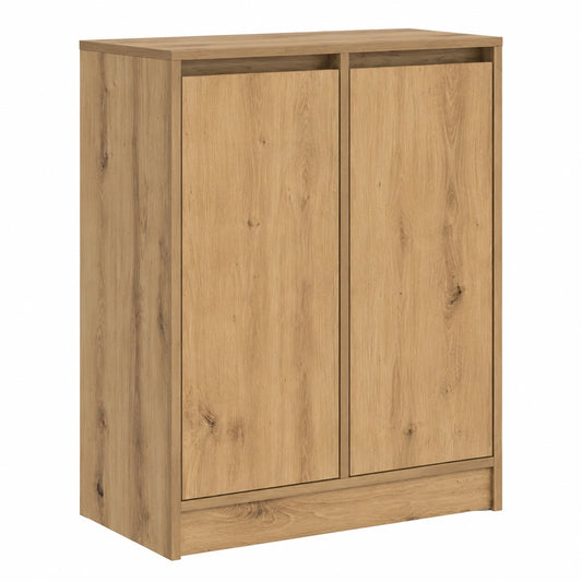 Moderne Kommode aus Holzwerkstoff in Eiche-Optik, 57x34x76 cm