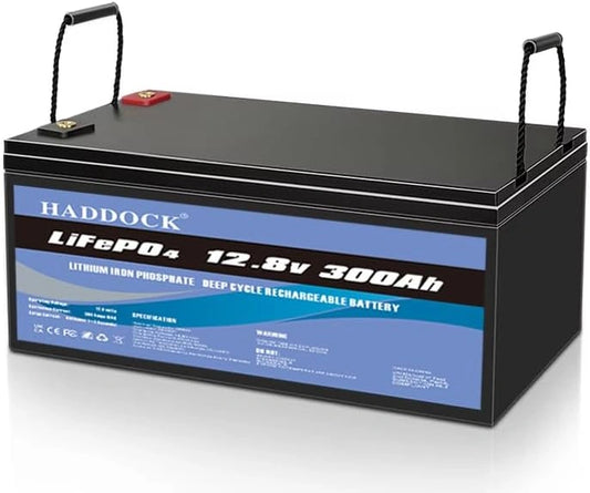 Akumulator Baterie, 300 Ah, 12 V, kolor szary i niebieski