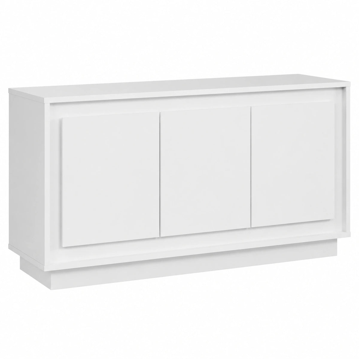Moderner Sideboard Schrank aus Holz Weiß - Vielseitige Aufbewahrung für Ihr Zuhause
