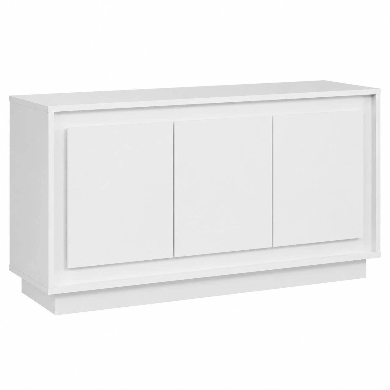 Moderner Sideboard Schrank aus Holz Weiß - Vielseitige Aufbewahrung für Ihr Zuhause