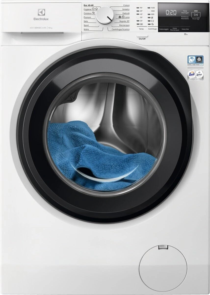 Pralka Electrolux SensiCare EW6FCH210G, kolor szary i bia?y