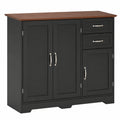GIANTEX Küchenschrank mit Schubladen und Türen, Kücheninsel mit Arbeitsfläche, Verstellbare Ablagen, Buffet- und Beistellschrank, 100x40x78 cm