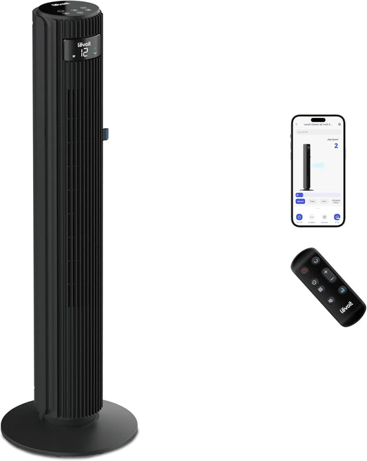 Wentylator LEVOIT, Wi-Fi, kolor czarny i szary
