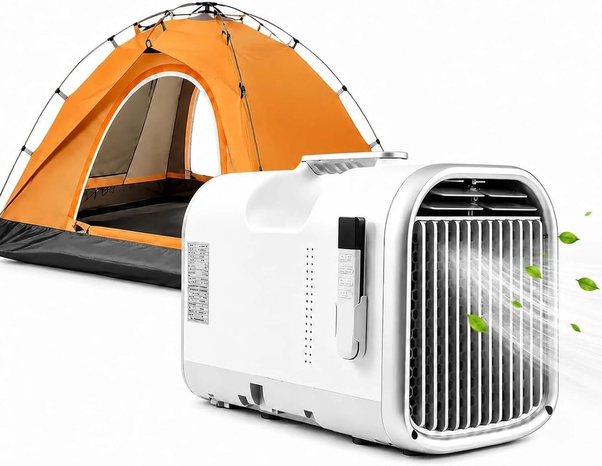 Klimatyzator, 5100 BTU, 400 W, 220 V, pilot zdalnego sterowania, programator czasowy, kolor szary i pomara¨½czowy