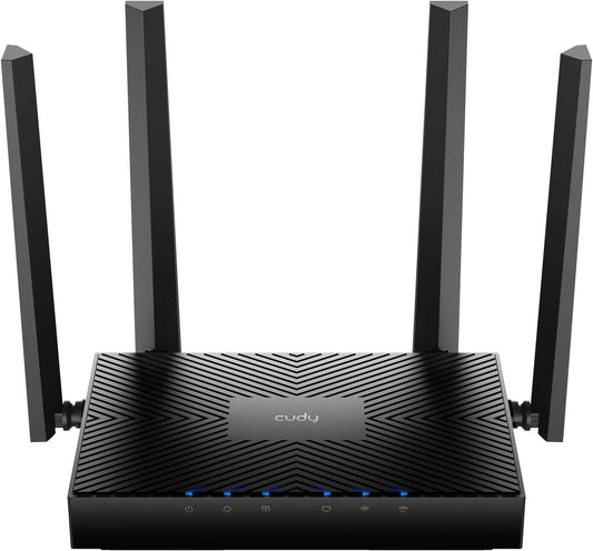 Router Cudy 6-siatkowy AX3000, kolor czarny