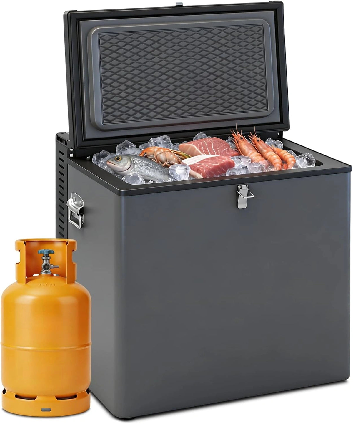 Lod¨®wko-zamra?arka SMETA, 70 l, 12 V, kolor czarny