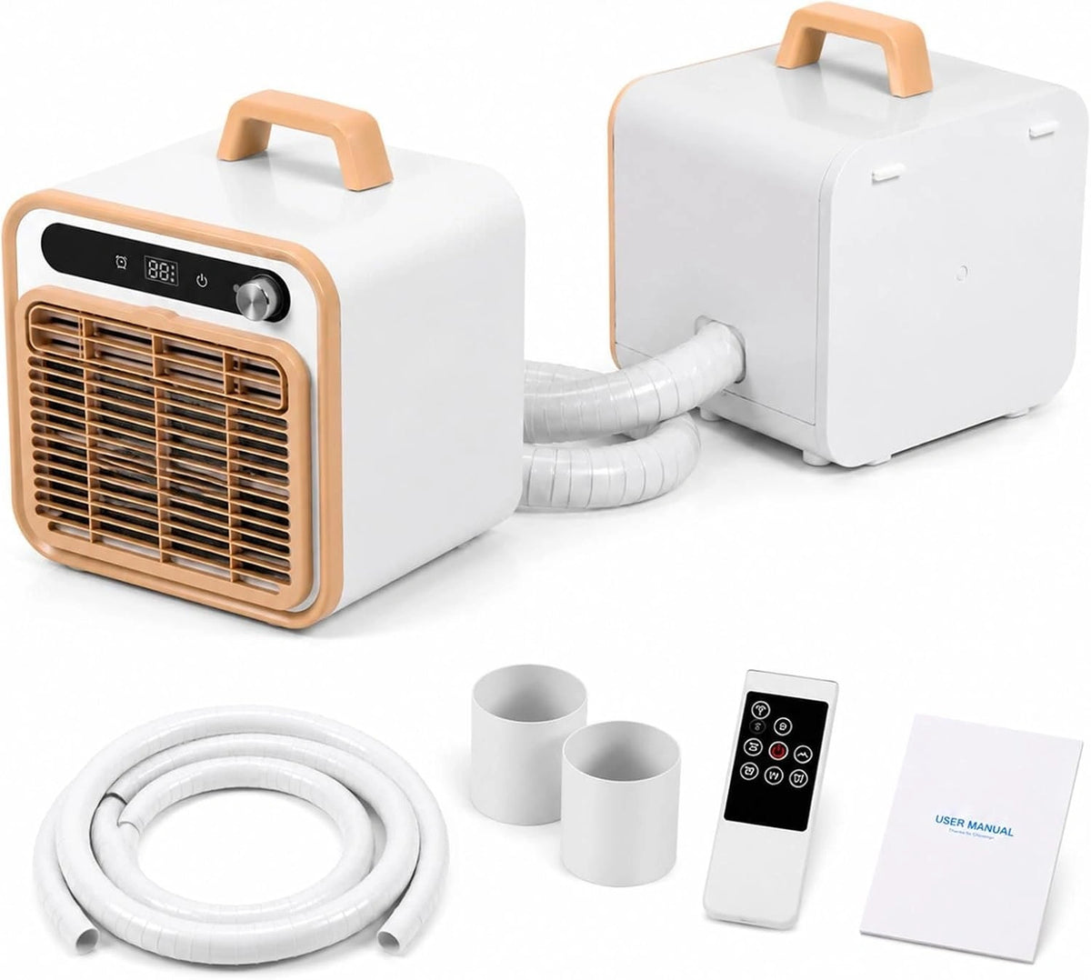 Klimatyzator Wi-Fi, 5000 BTU, programator czasowy, kolor czerwony