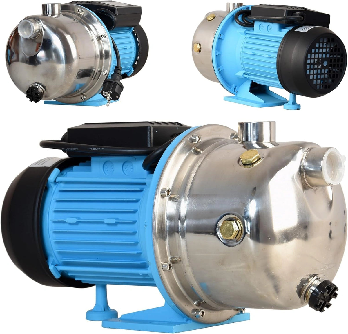 Pompa wodna JX 1100, 1100 W, kolor szary i niebieski