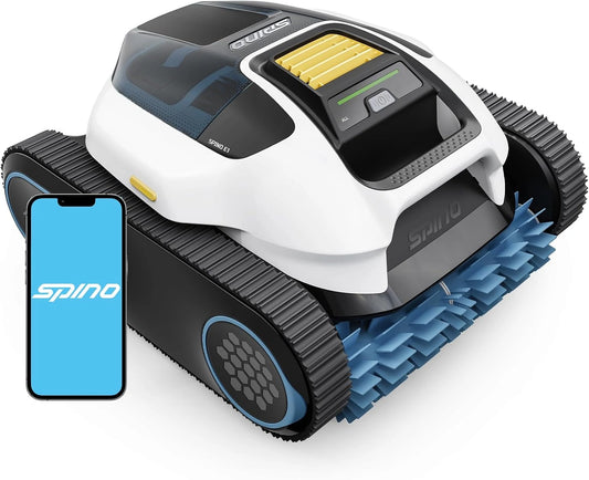 Robot basenowy Spino E1, do czyszczenia basenu, kolor szary i niebieski