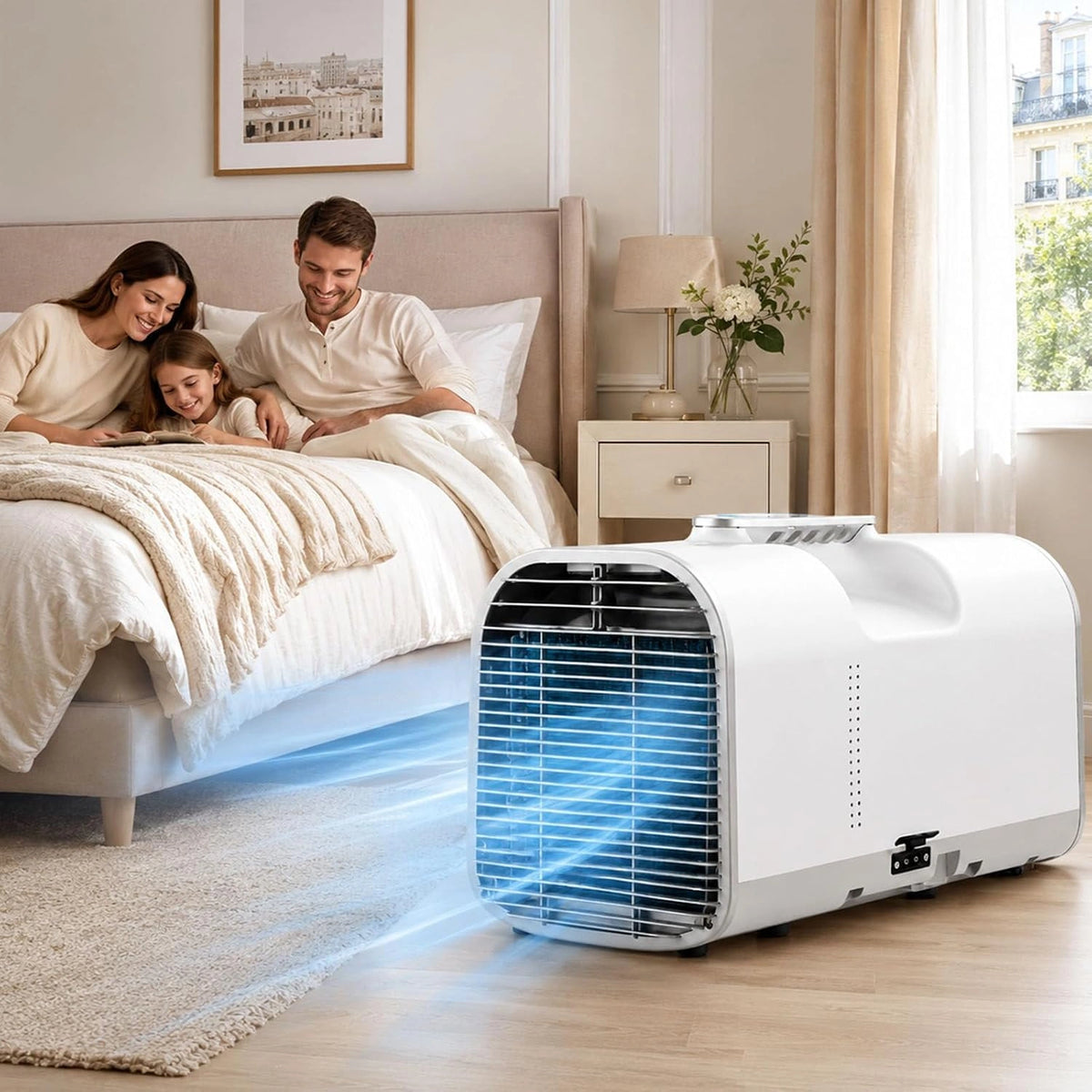 Klimatyzator, 1500 W, kolor szary