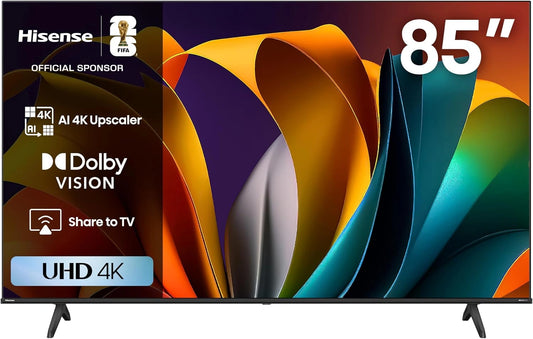 Telewizor Hisense 85A6N, 85 cali, kolor czarny