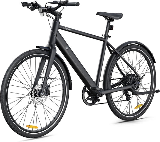 Rower elektryczny DYU, 250 W, 9 Ah, 36 V, kolor czarny