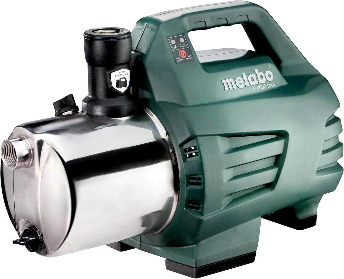 Pompa wodna metabo P, 1300 W, kolor szary i turkusowy