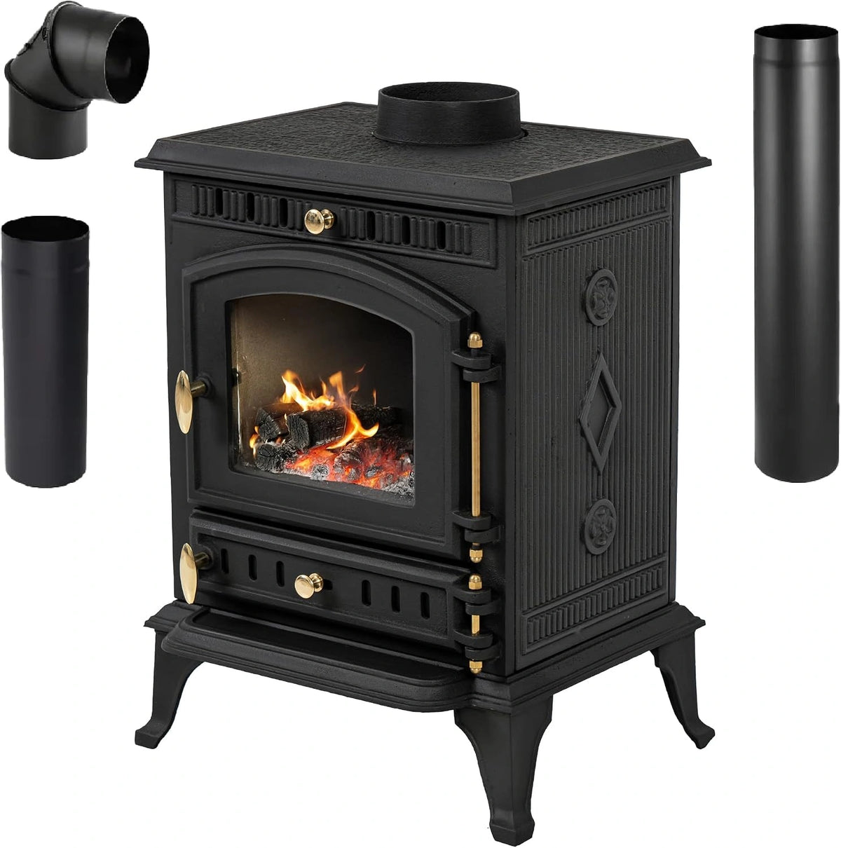 Urz?dzenie u?ytkowe Kominek, kolor czarny