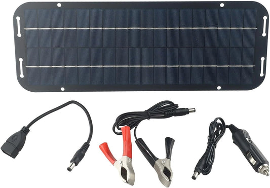 Panel fotowoltaiczny Panel, 60 W, 12 V, kolor niebieski i szary
