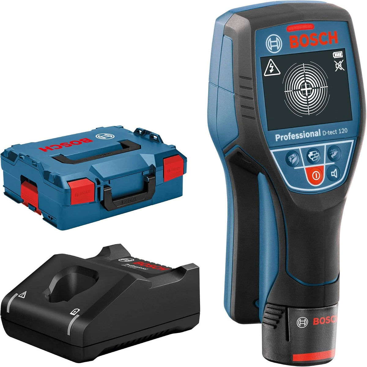 Detektor instalacji Bosch Professional, 12 V, kolor niebieski i szary