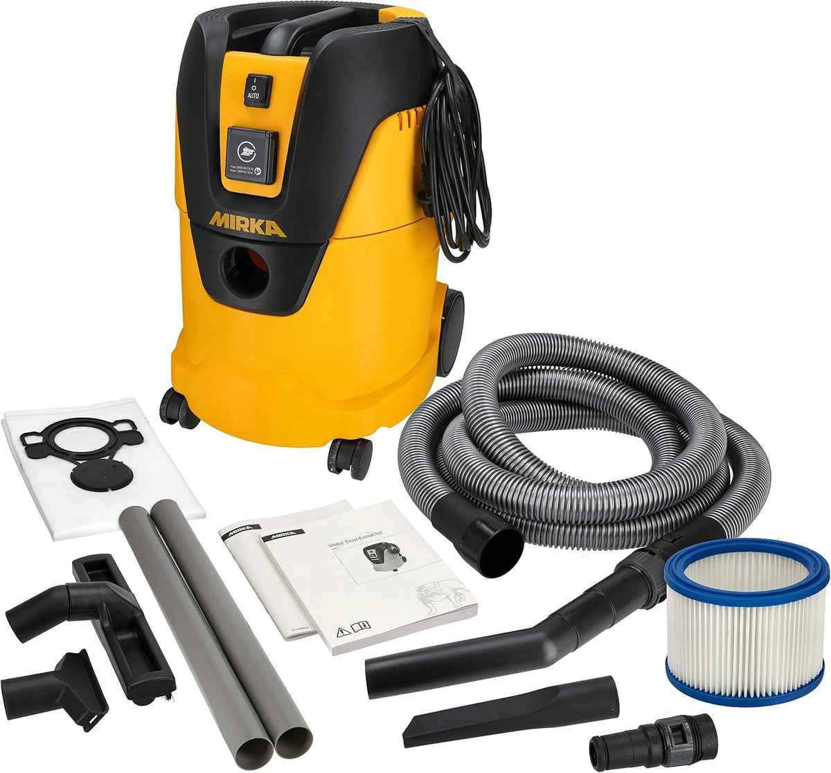 Odkurzacz Mirka, 1000 W, 25 l, kolor szary