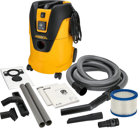 Odkurzacz Mirka, 1000 W, 25 l, kolor szary