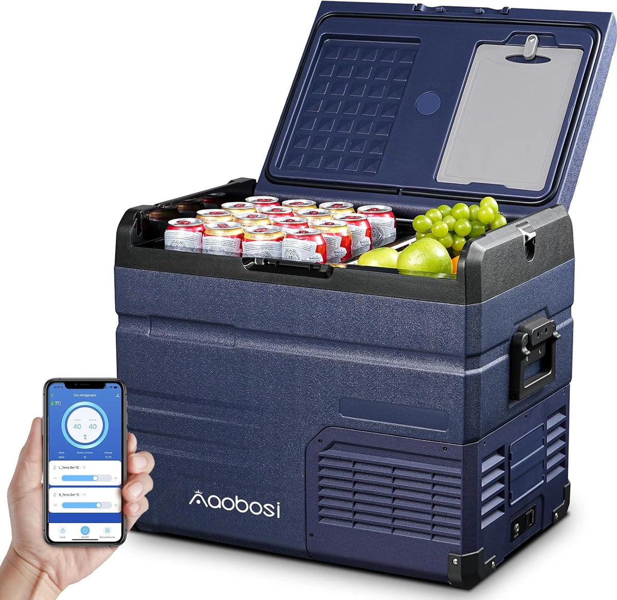Lod¨®wka AAOBOSI, 24 V, Wi-Fi, kolor niebieski
